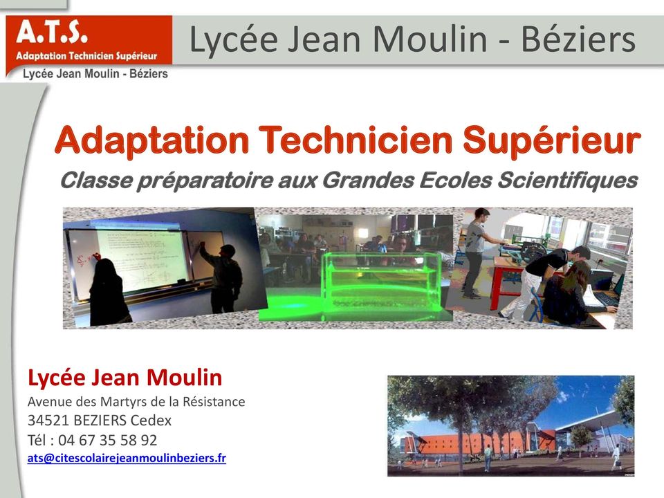 Lycée Jean Moulin - Béziers - PDF Téléchargement Gratuit