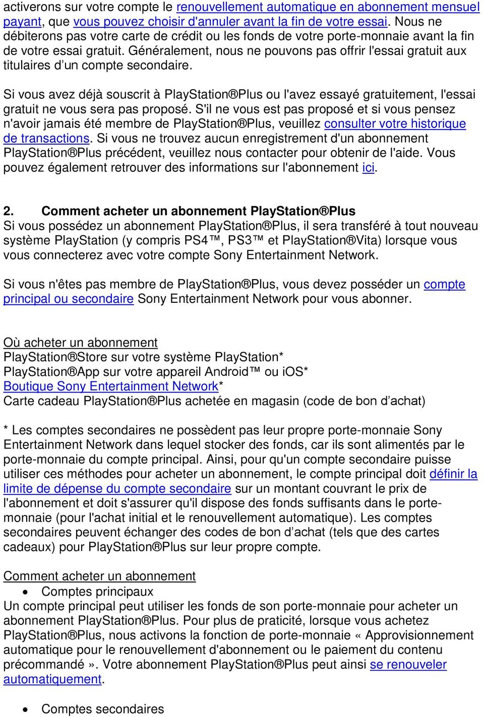 PlayStation Plus est disponible à l'achat dans tous les pays ayant accès à  PlayStation Store. - PDF Téléchargement Gratuit