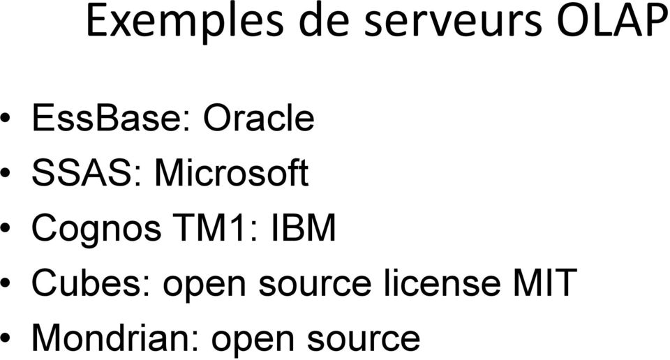 Cognos TM1: IBM Cubes: open