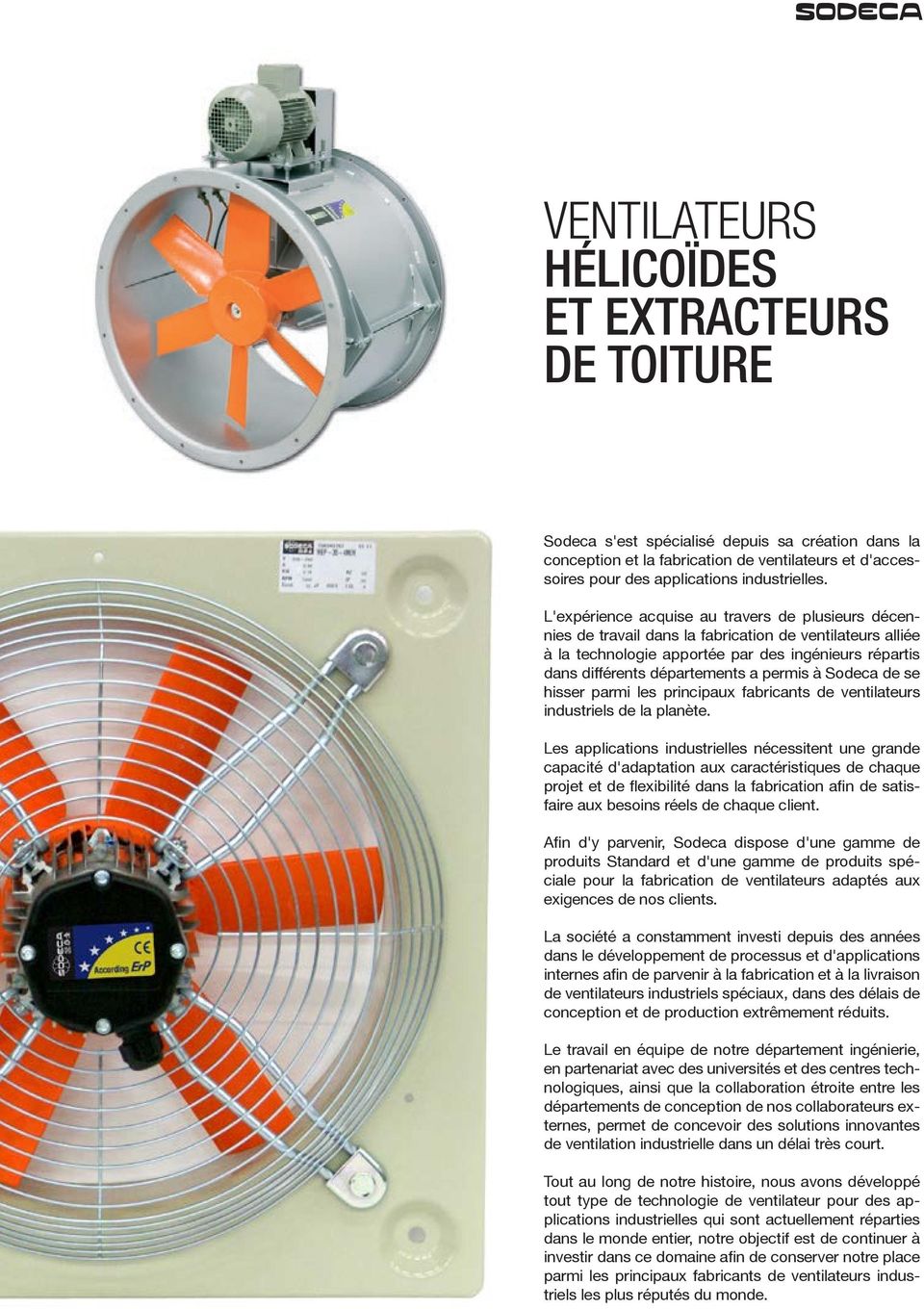 Ventilateur mural encastrable hélicoïde ENR 20