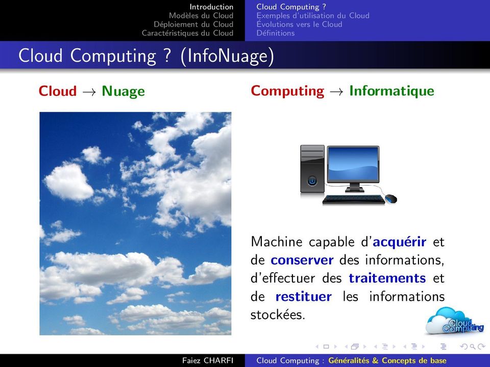 Cloud Nuage Computing Informatique Machine capable d acquérir et de