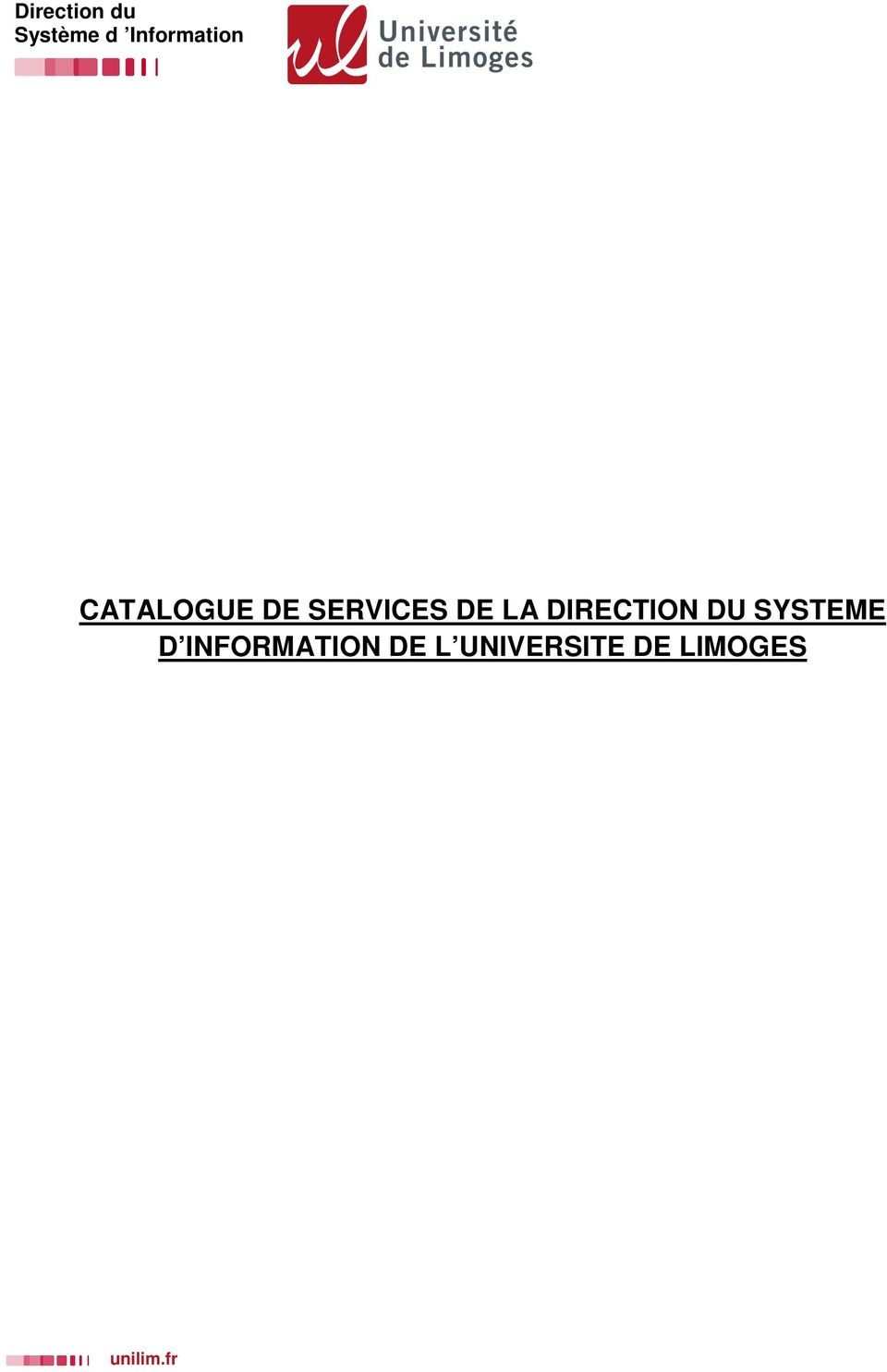 SYSTEME D INFORMATION