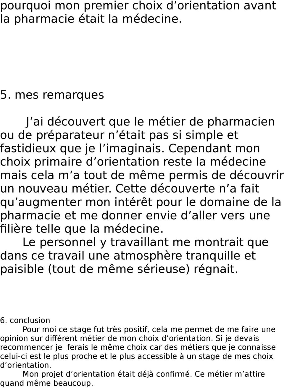 Rapport De Stage En Pharmacie Apres Midi De 15 Heures A 17 Heures Pdf Telechargement Gratuit