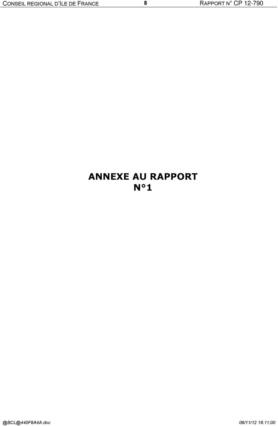 12-790 ANNEXE AU RAPPORT N
