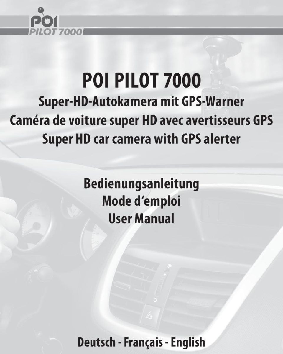 Super HD car camera with GPS alerter
