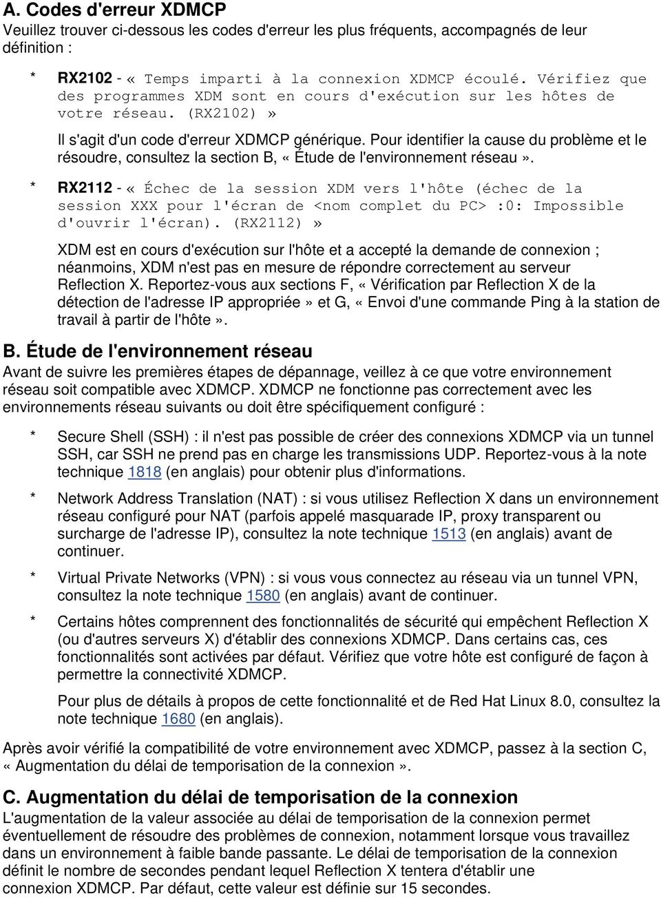 Résolution des problèmes de connexion XDMCP aux hôtes UNIX et Linux - PDF  Téléchargement Gratuit