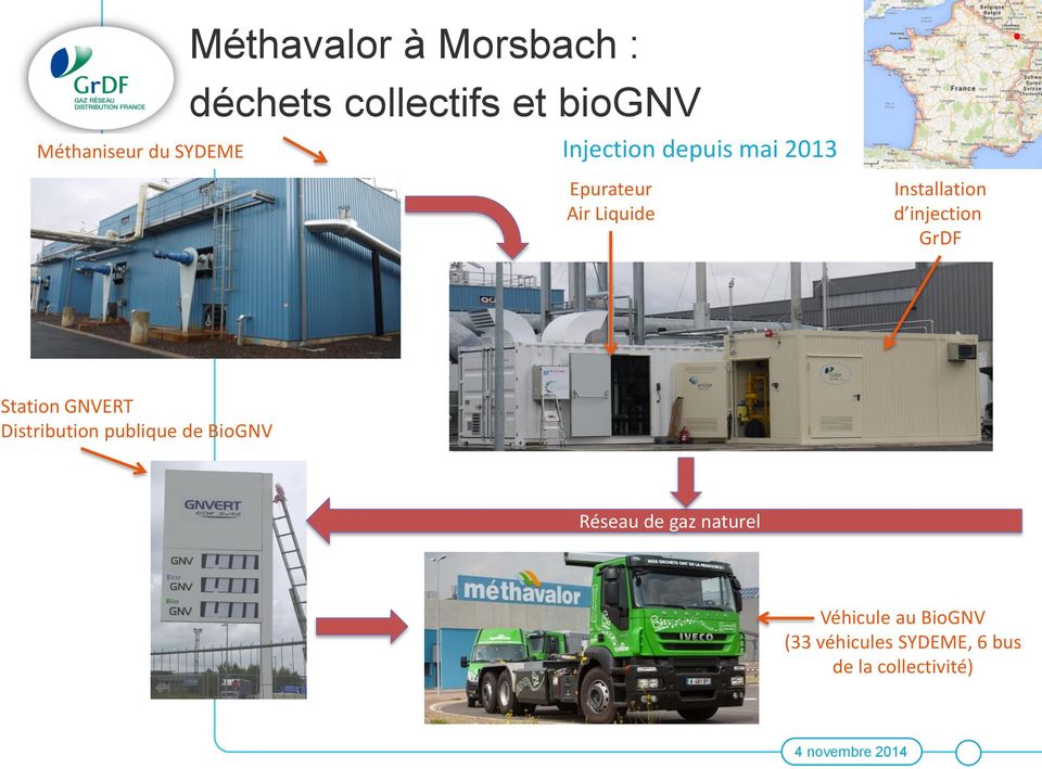 injection GrDF Station GNVERT Distribution publique de BioGNV Réseau de