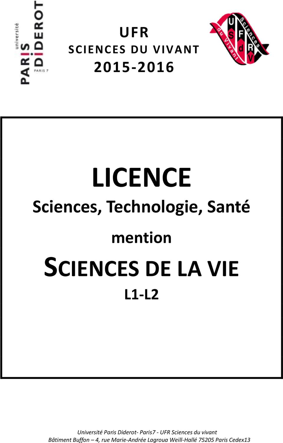 Licence Sciences Technologie Sante Pdf Free Download