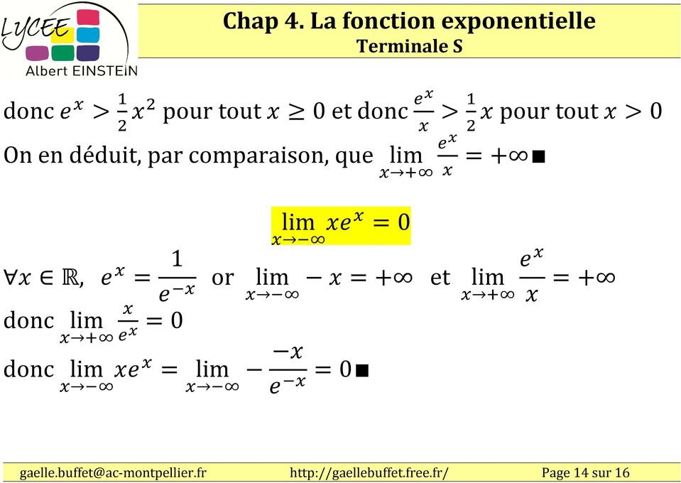 lim = + et lim : donc lim = 0 : T^p q donc lim : a^&w: = lim : a^ & = 0 Wa: : T^ W