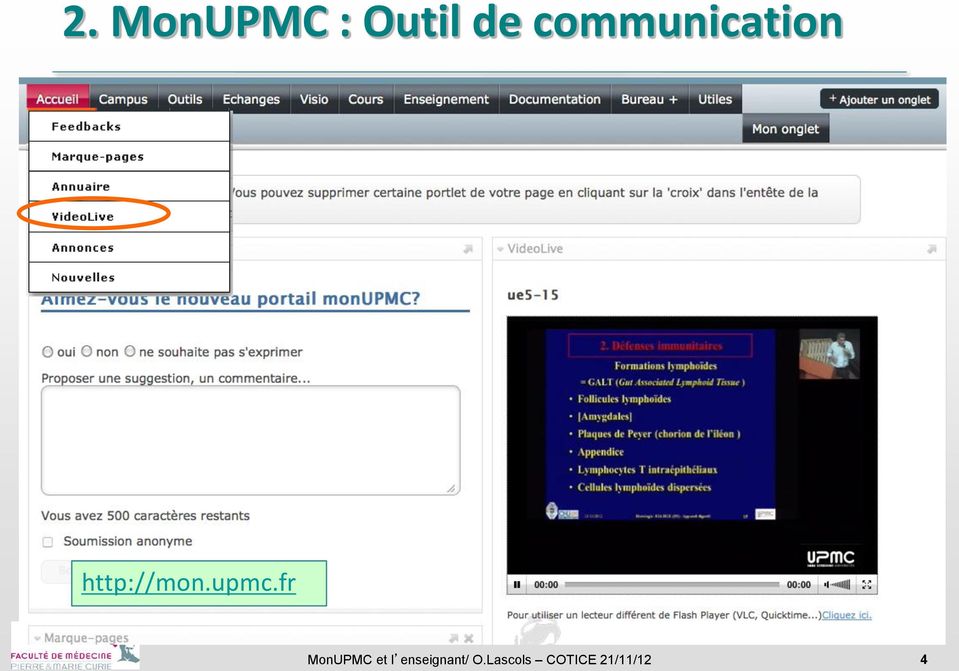 upmc.fr MonUPMC et l
