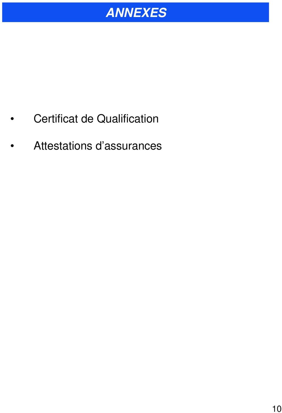 Qualification