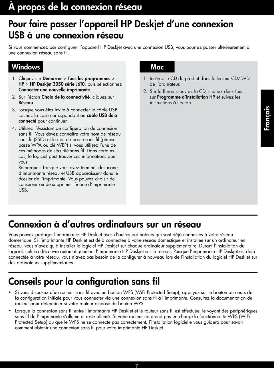 HP DESKJET 3050 ALL-IN-ONE J610 SERIES. Start by following the setup  instructions in the Setup Guide. English. - PDF Téléchargement Gratuit