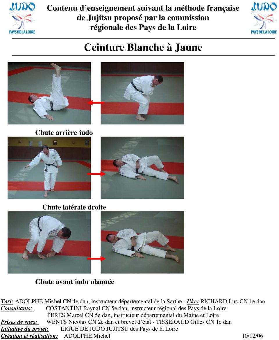 judo Chute latérale