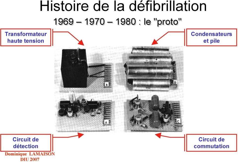 1970 1980 : le "proto" Condensateurs
