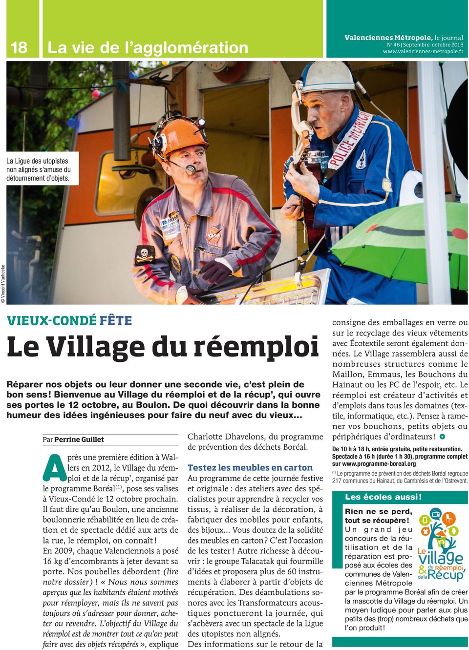 Bienvenue au Village du réemploi et de la récup, qui ouvre ses portes le 12 octobre, au Boulon.