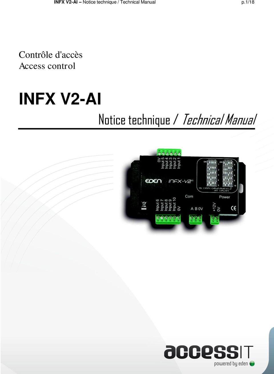 control INFX V2-AI