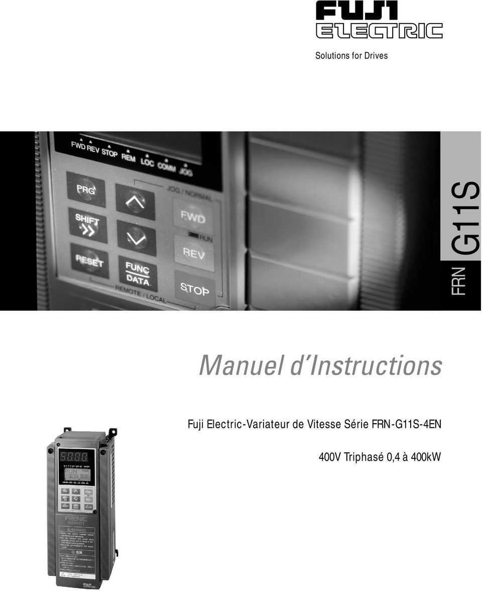 G11S Solutions for Drives Manuel d Instructions