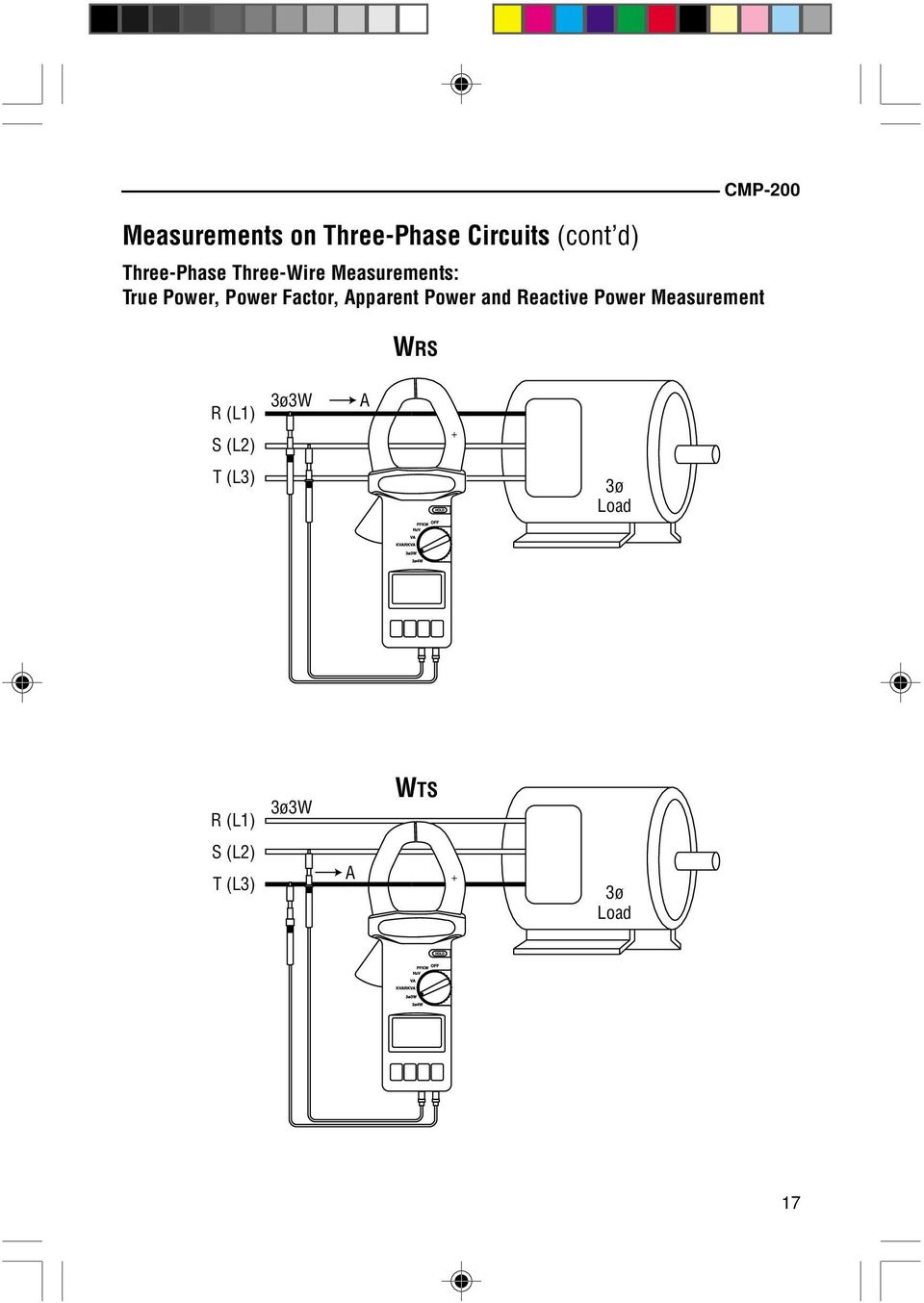 Factor, Apparent Power and Reactive Power Measurement WRS R