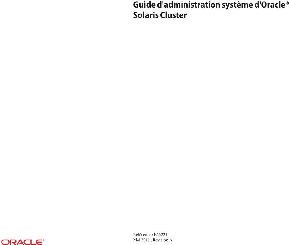 Solaris Cluster