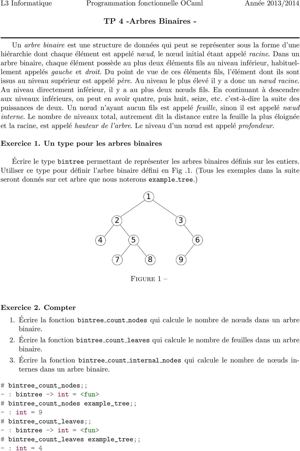Dans un arbre binaire, chaque élément possède au plus deux éléments fils au niveau inférieur, habituellement appelés gauche et droit.