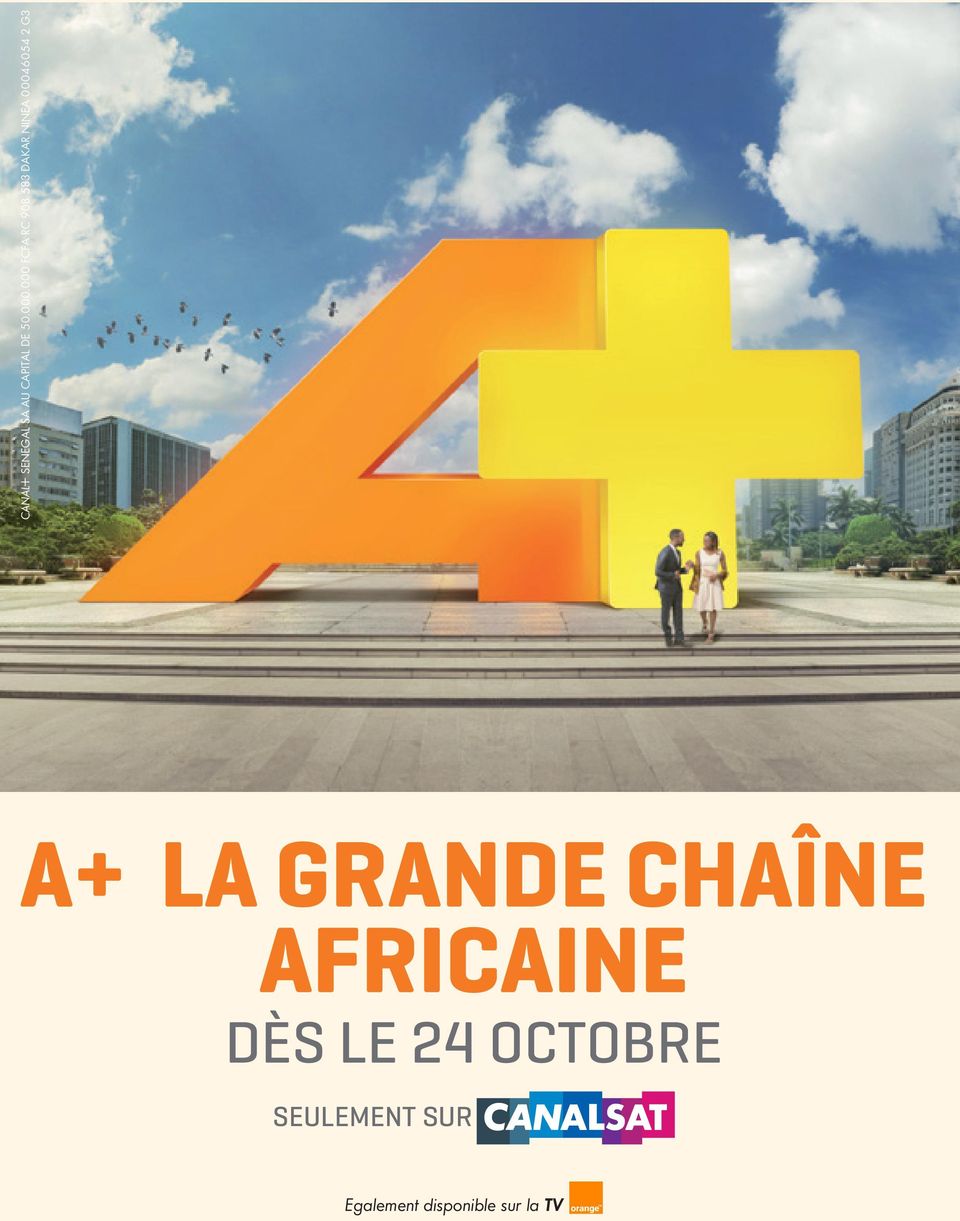 G3 A+ LA GRANDE CHAÎNE AFRICAINE DÈS LE 24