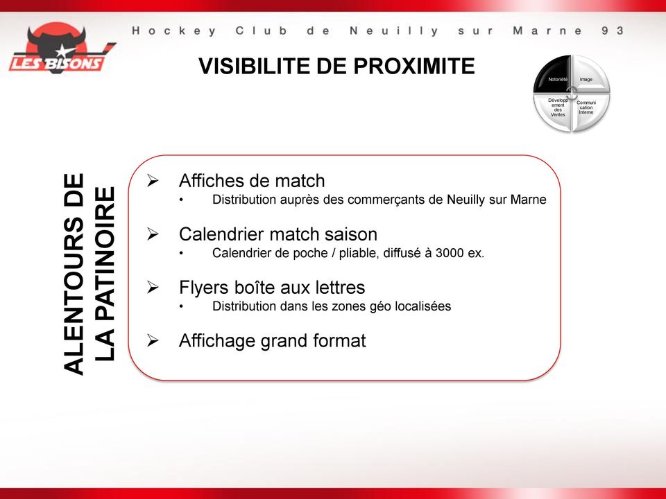 Neuilly sur Marne Calendrier match saison Calendrier de poche / pliable, diffusé à 3000