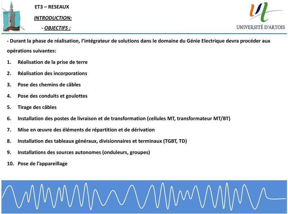 ET3 RESEAUX: courants forts (CFO) et courants faibles (CFA) - PDF Free  Download