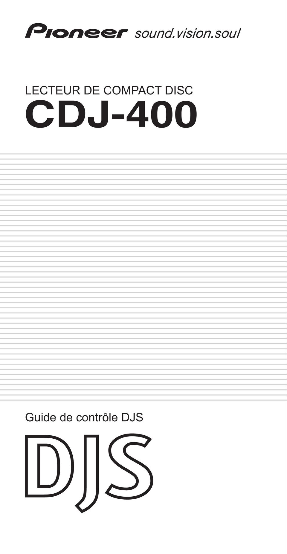 CDJ-400 Guide