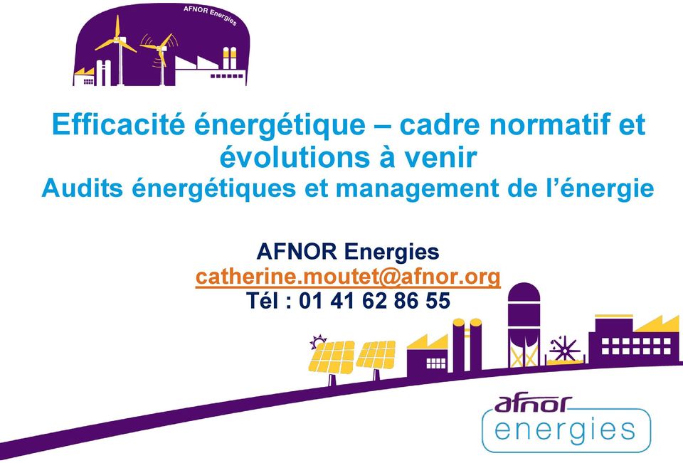 management de l énergie AFNOR Energies