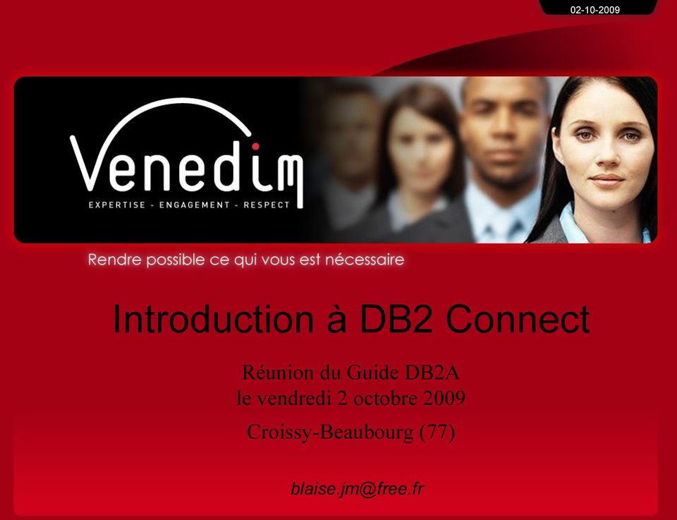 Connect Réunion du Guide DB2A le vendredi