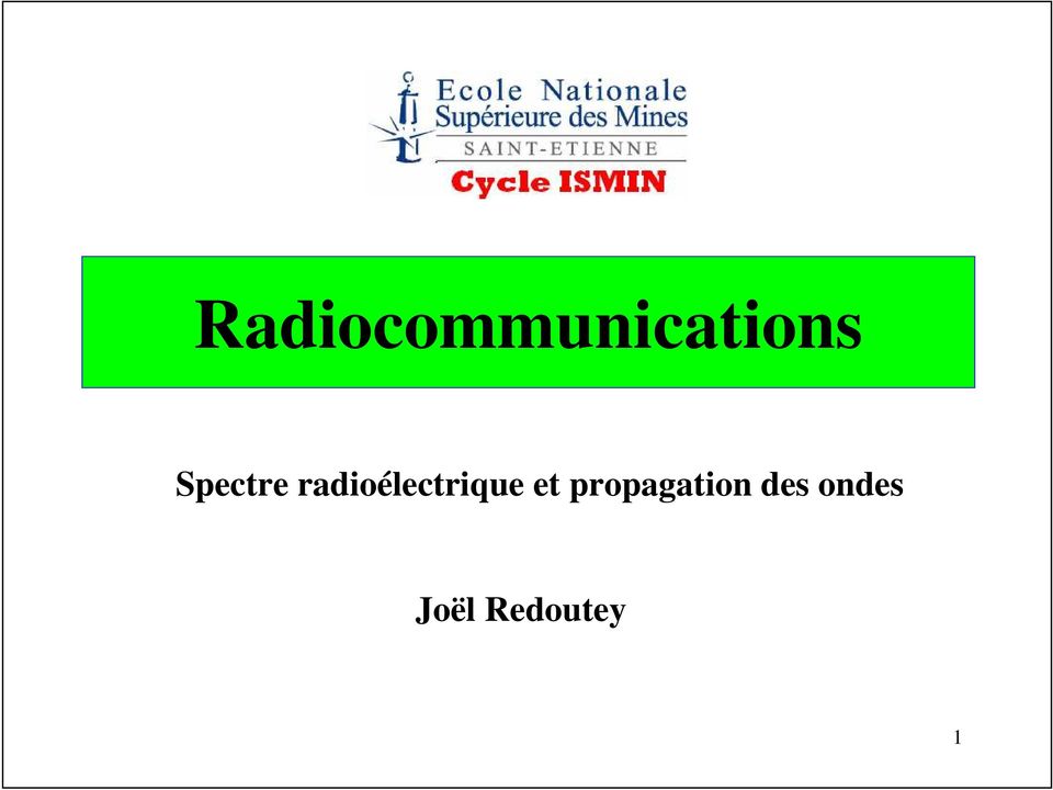 radioélectrique et