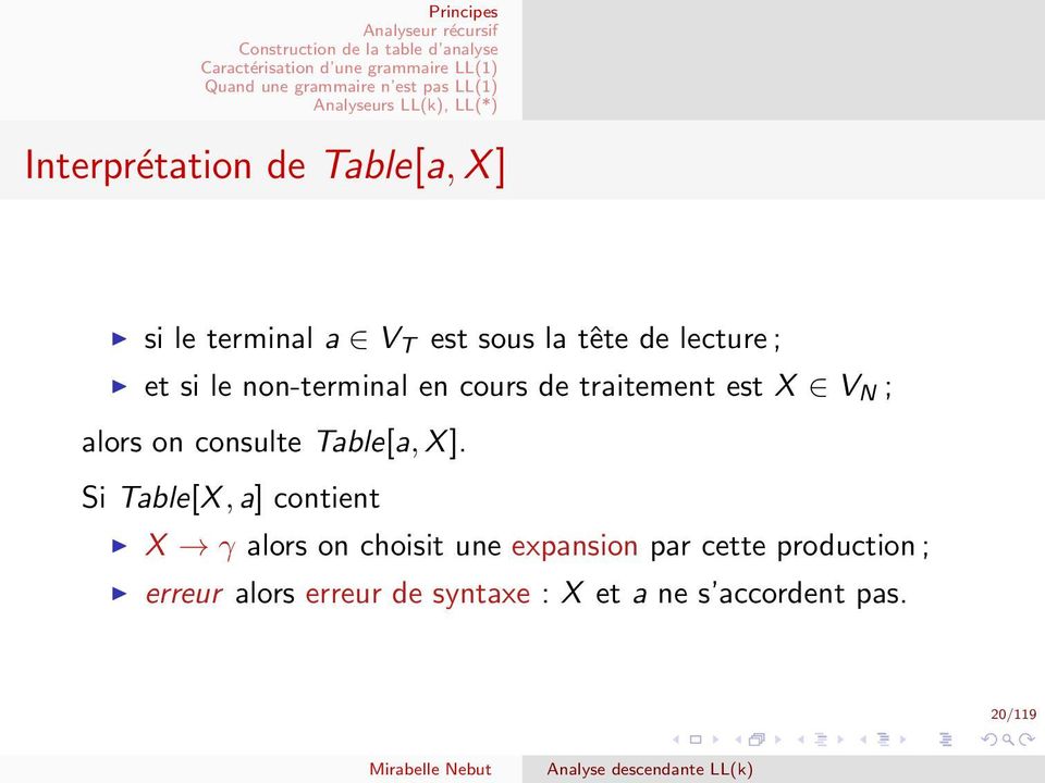 Table[a, X ].