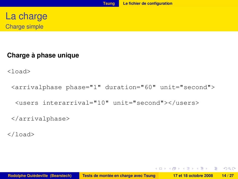 unit="second"></users> </arrivalphase> </load> Rodolphe Quiédeville