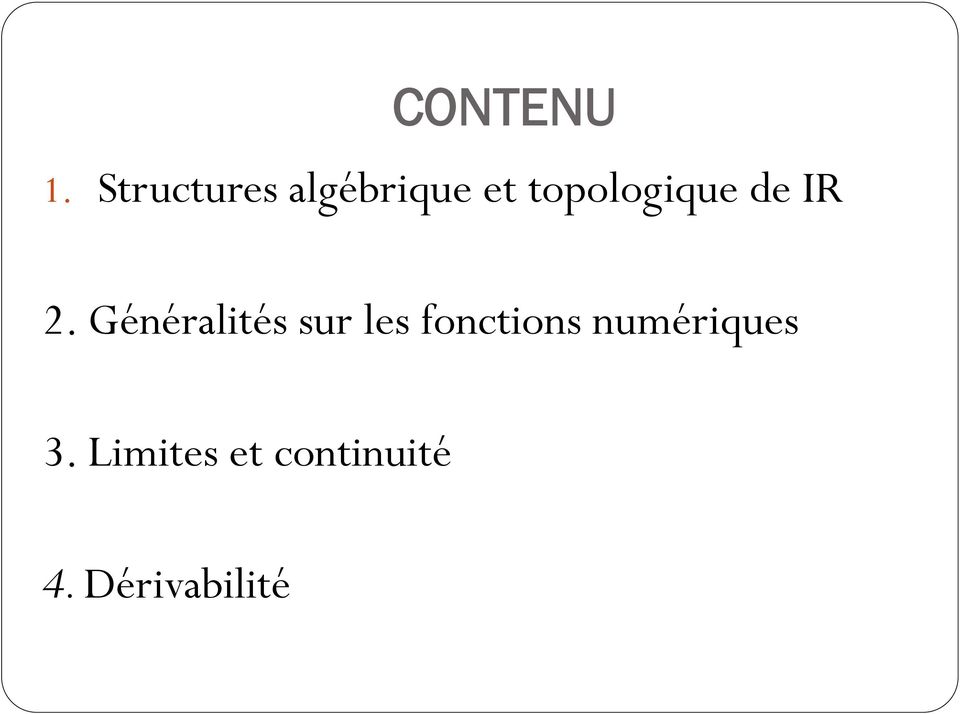 topologique de IR 2.
