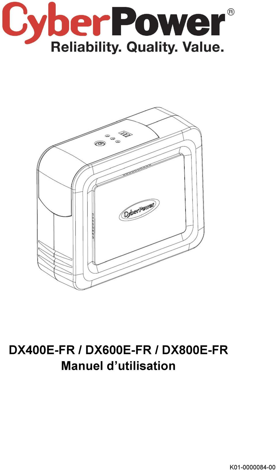 DX800E-FR Manuel