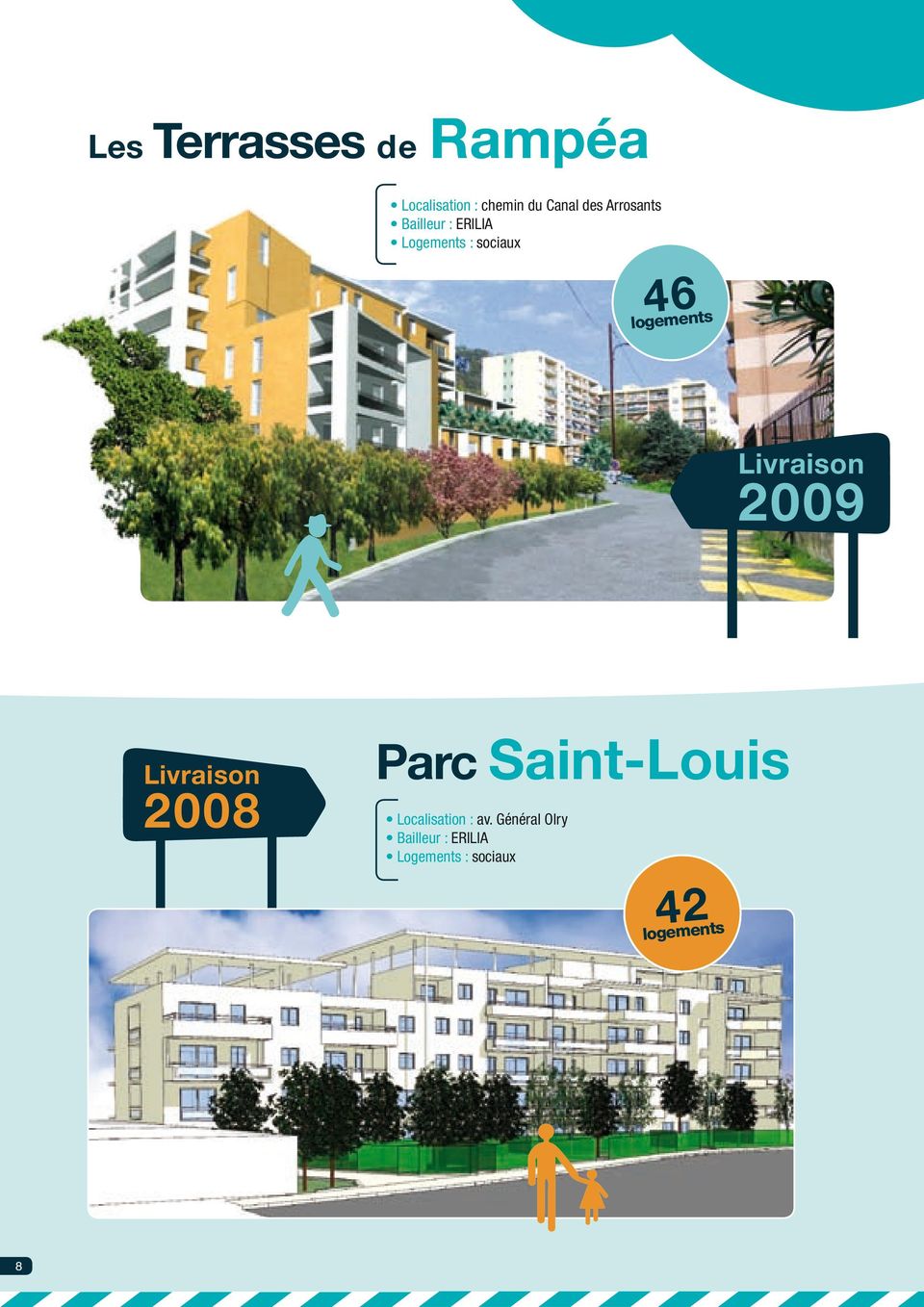 Livraison 2009 Livraison Parc Saint-Louis 2008 Localisation :