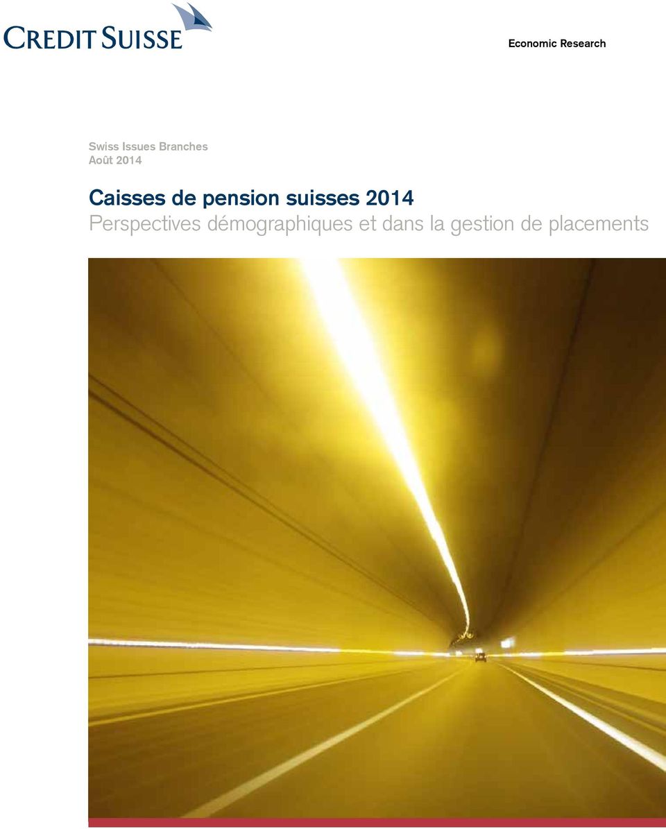 pension suisses 2014 Perspectives