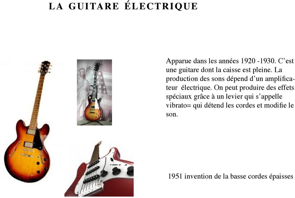 La guitare. exposé par Till du CM 1. J ai choisi de faire un exposé sur la  Guitare. parce que c est un instrument merveilleux - PDF Téléchargement  Gratuit