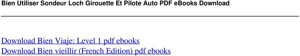 Pilote Auto PDF ebooks Download Download Bien