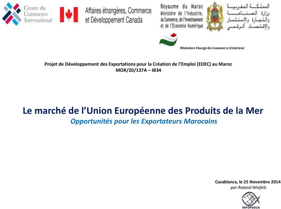 IB34 Le marché de l Union Européenne des Produits de la Mer Opportunités