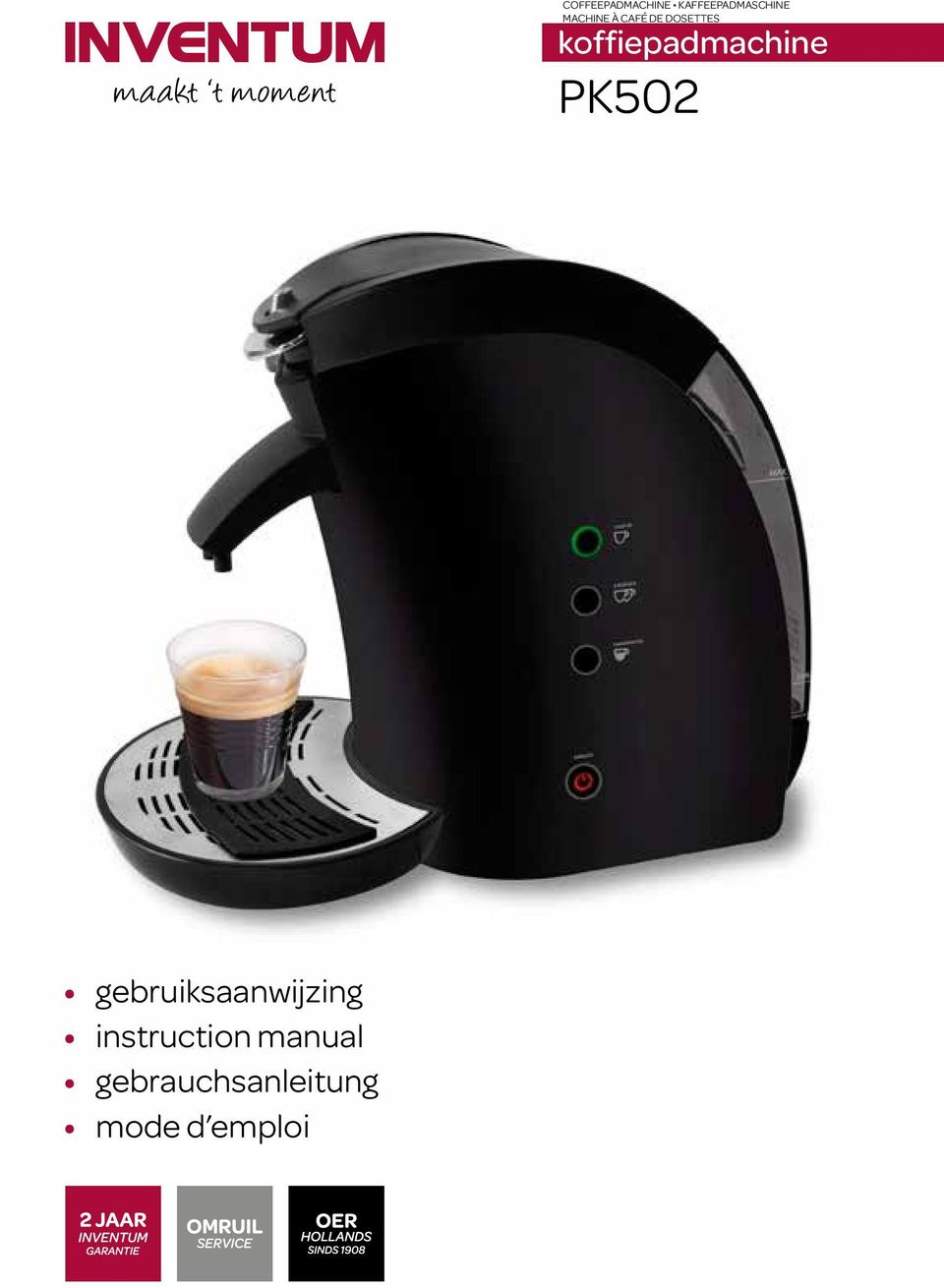 koffiepadmachine PK502
