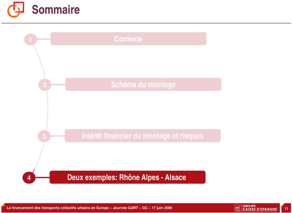 Rhône Alpes - Alsace Le financement des transports