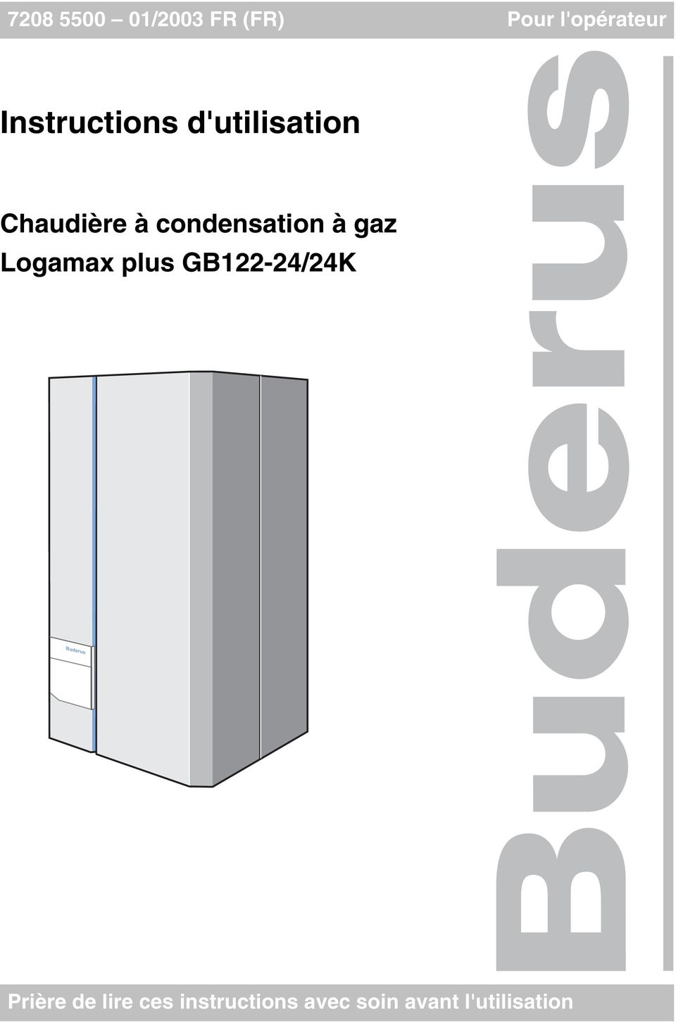 condensation à gaz Logamax plus GB22-24/24K