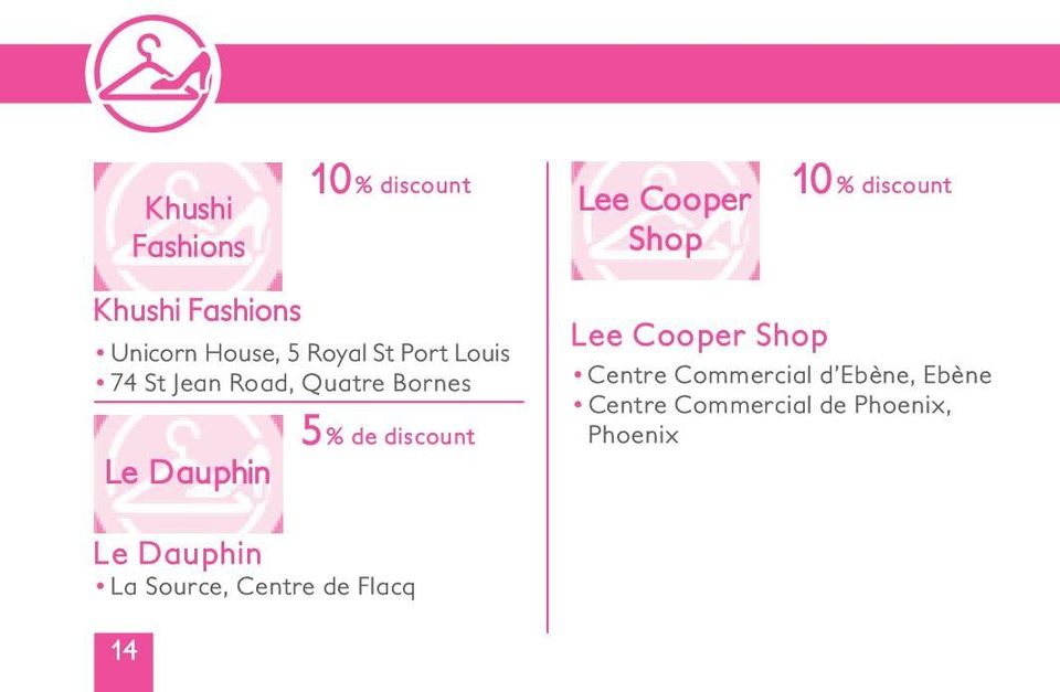 discount Lee Cooper Shop Centre Commercial d Ebène, Ebène Centre