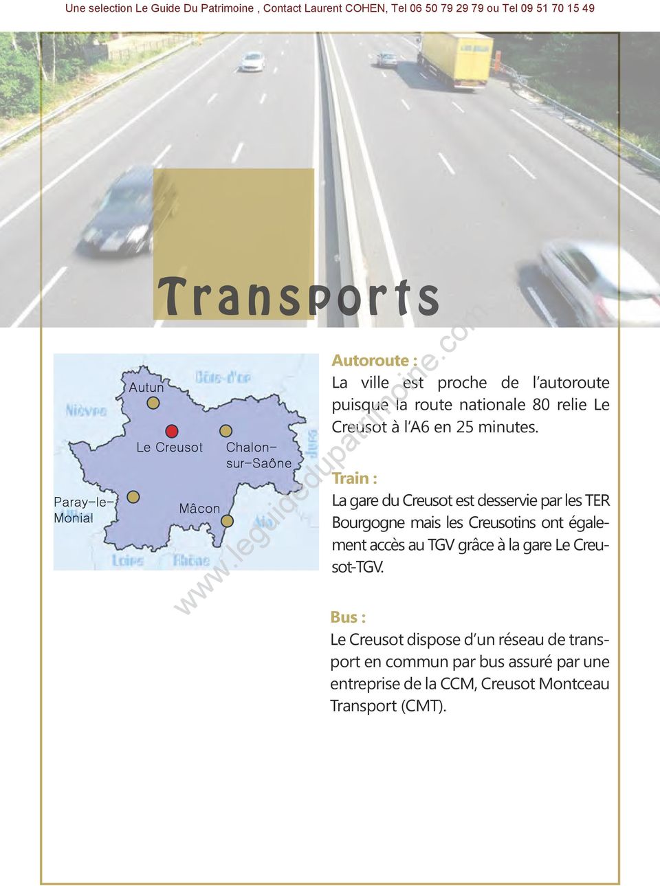 Train : La gare du Creusot est desservie par les TER Bourgogne mais les Creusotins ont également accès au TGV grâce