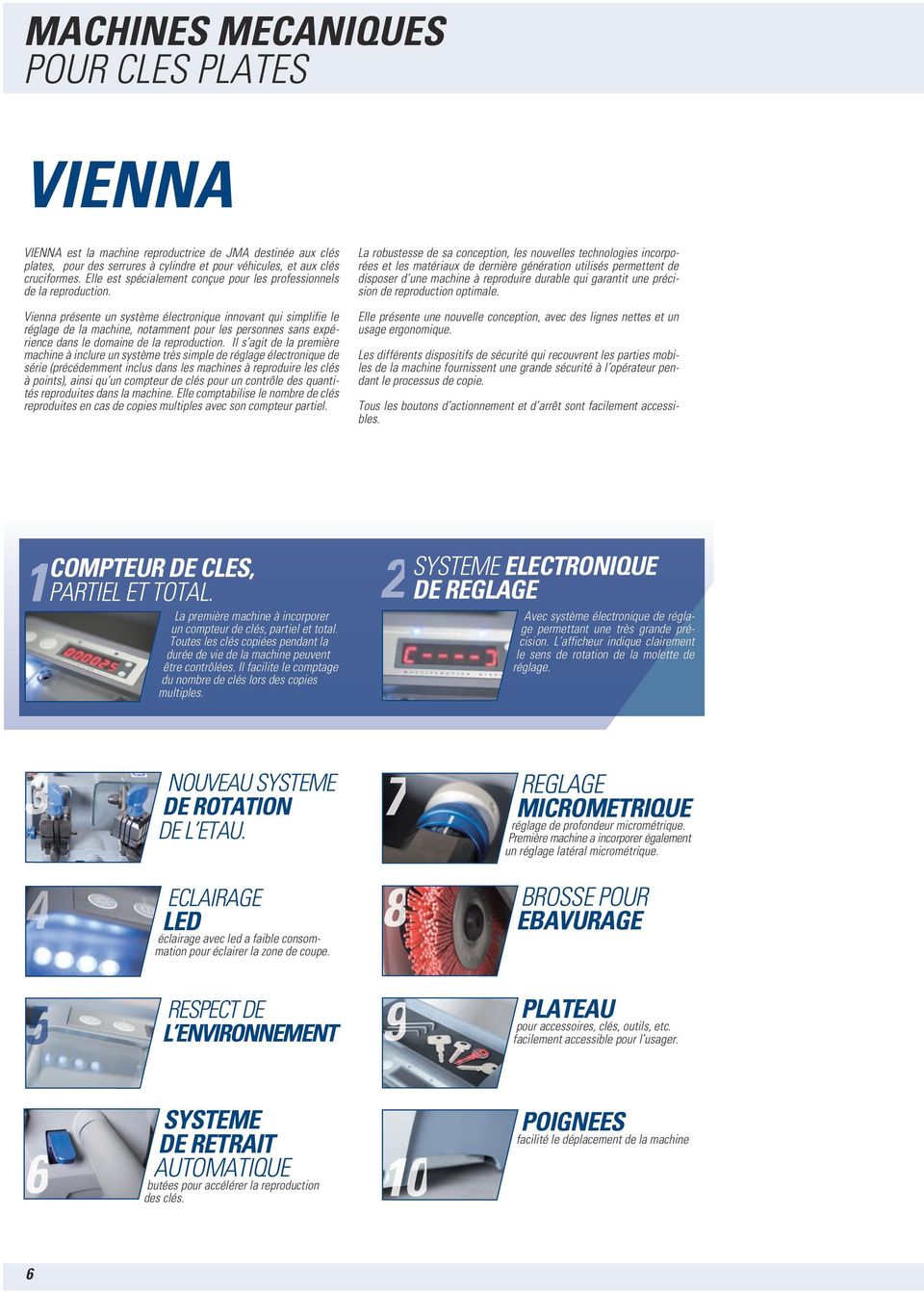 Vienna présente un système électronique innovant qui simplifie le réglage de la machine, notamment pour les personnes sans expérience dans le domaine de la reproduction.