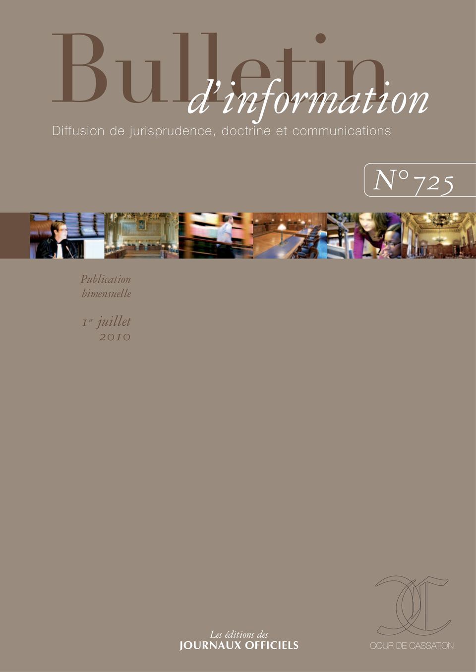 communications N 725 Publication