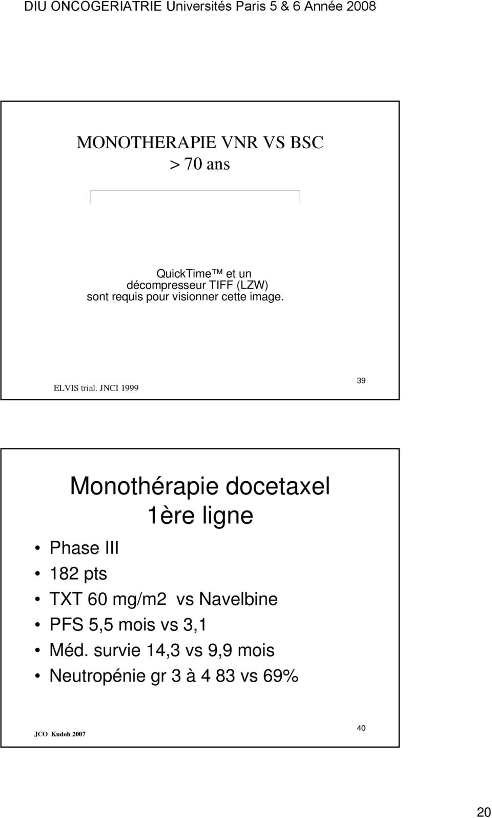JNCI 1999 39 Monothérapie docetaxel 1ère ligne Phase III 182 pts TXT 60 mg/m2