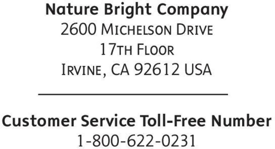 Irvine, CA 92612 USA Customer