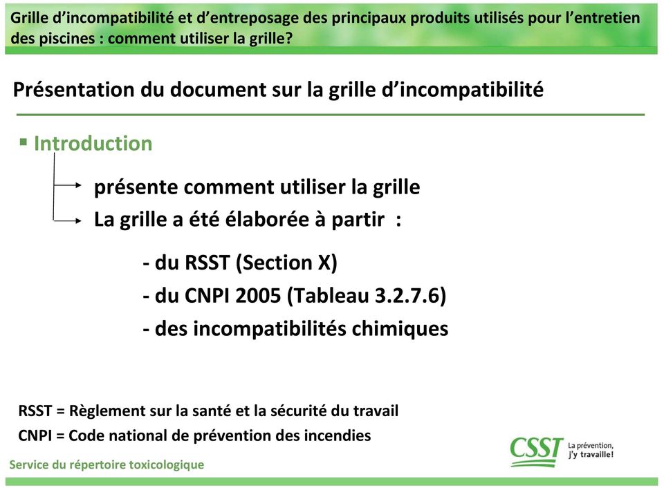 du CNPI 2005 (Tableau 3.2.7.